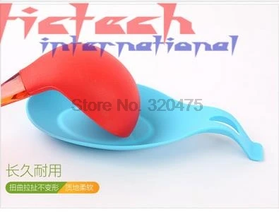 by dhl 500pcs practical Silicone Spoon Insulation Mat Heat Resistant Placemat Drink Glass Coaster Tray hot sale Pad | Дом и сад