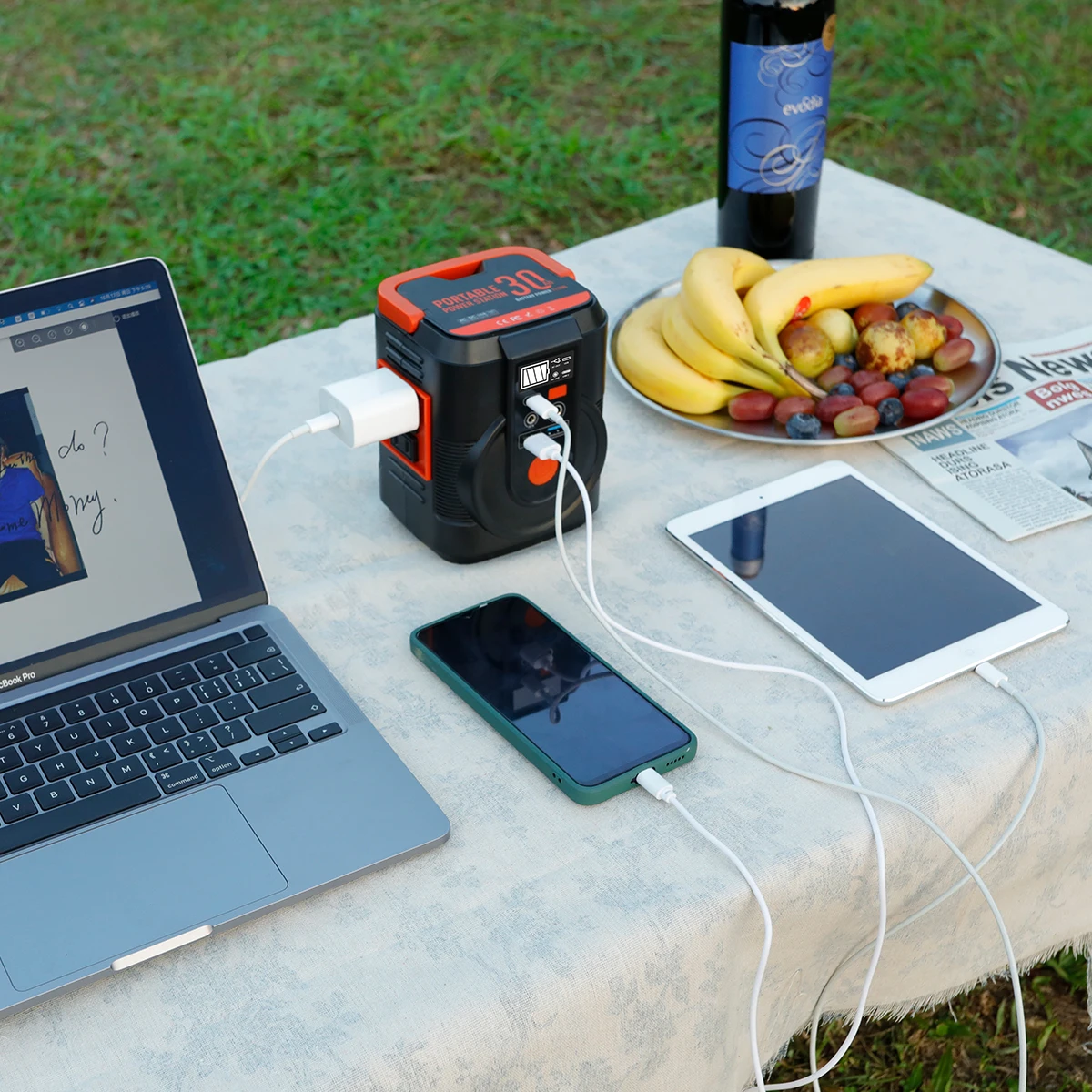 Внешний аккумулятор на 30000 мА · ч 220 В 110 |