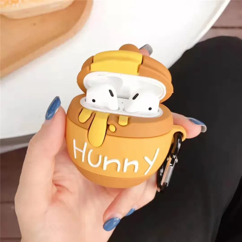 Чехол для наушников 3D Honey Jar AirPods 1 2 3 Pro чехол Airpods зарядного бокса | Электроника