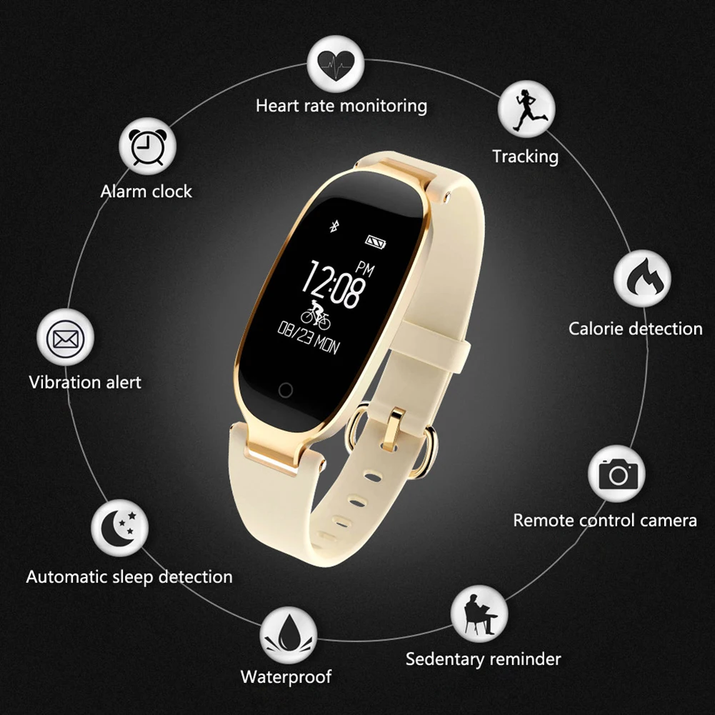 Новый модный смарт-браслет цветной экран Смарт-браслет IP67 Водонепроницаемый