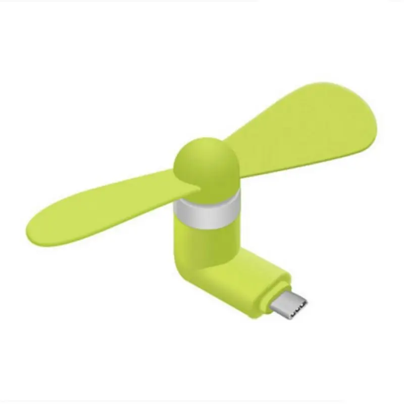Портативный охлаждающий вентилятор Micro USB с двумя листьями для смартфонов IOS Android |