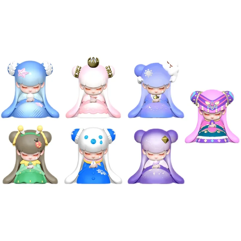 

Spot blind box toys guard the nature crying girl series Caja Ciega creative kawaii fairy doll hand-made ornaments mysterious box
