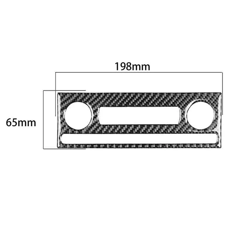 

Carbon Fiber AC Button Panel Sticker Trim for Chevrolet Corvette C6 2005-2007