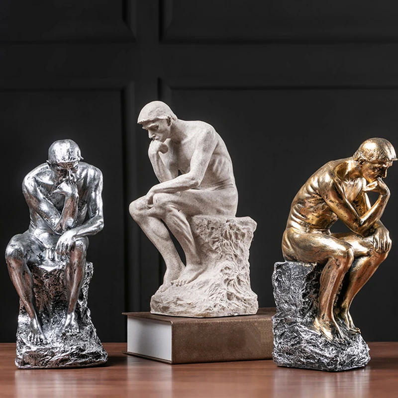 Скульптура из скандинавского Смоляного абстрактного искусства в стиле ретро