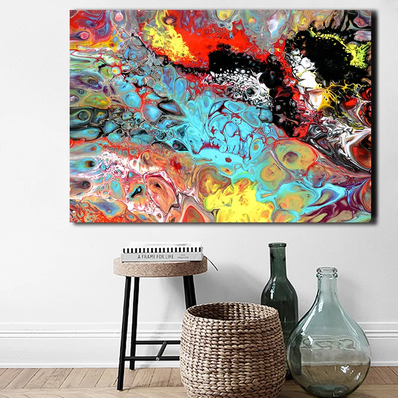 Абстрактный постер и принты облаков пейзаж холст живопись настенные картины