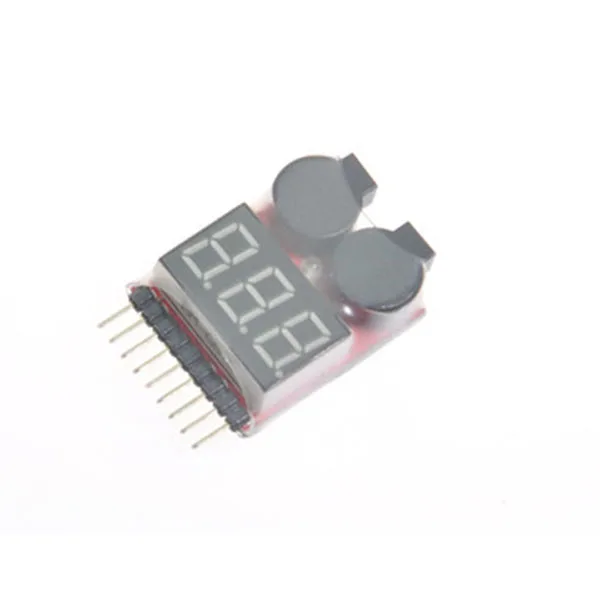 

RC Model Toys Low Voltage Buzzer Alarm for 1-8S LED Lipo Voltage Indicator Checker Tester