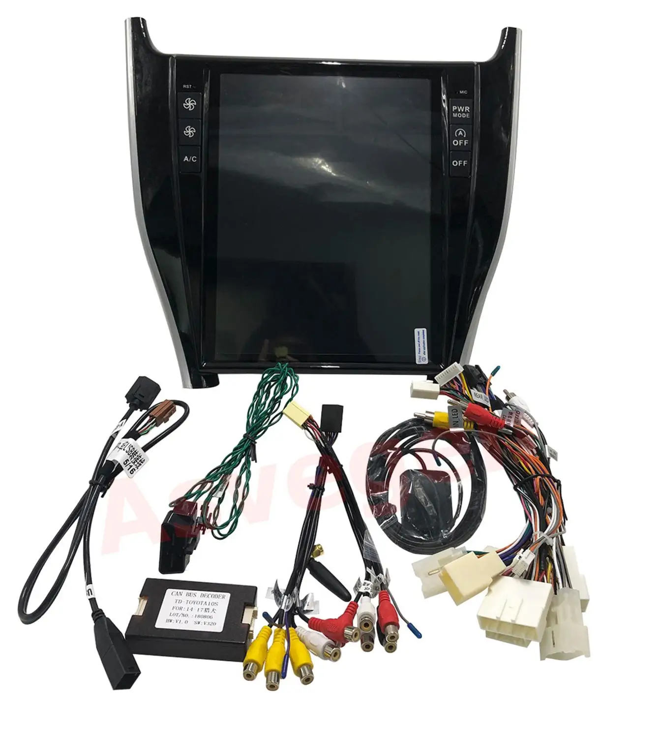 PX6 Android 9 0 для Toyota Harrier с 128 ГГц Автомобильный мультимедийный стерео плеер GPS аудио