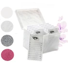 Коробка для хранения ресниц, органайзер для макияжа, 10 уровней клея, 4 цвета, инструменты для наращивания ресниц