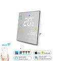 Wi-Fi Smart 3A водяной термостат контроль температуры ler Tuya приложение дистанционное управление для подогрева водяного пола работа с Google Home