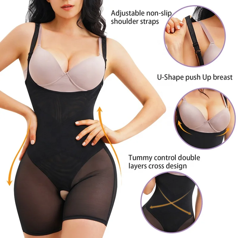 

Custom Tummy Control Waist Cincher Shapers Colombian Bodysuit Shapewear for Women
