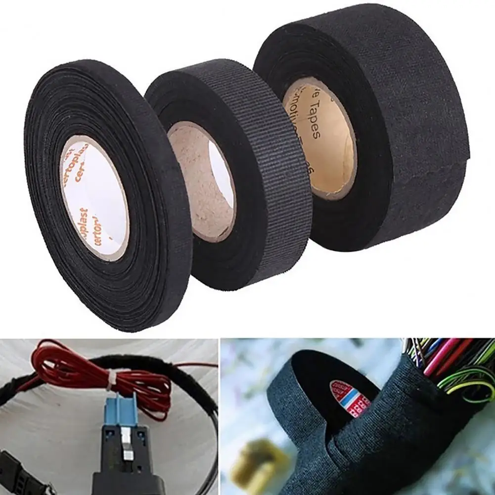 

60% Dropshipping!! 15m Self-Adhesive Ultra-thin Insulation Electrical Harness Tape for Car Automotive