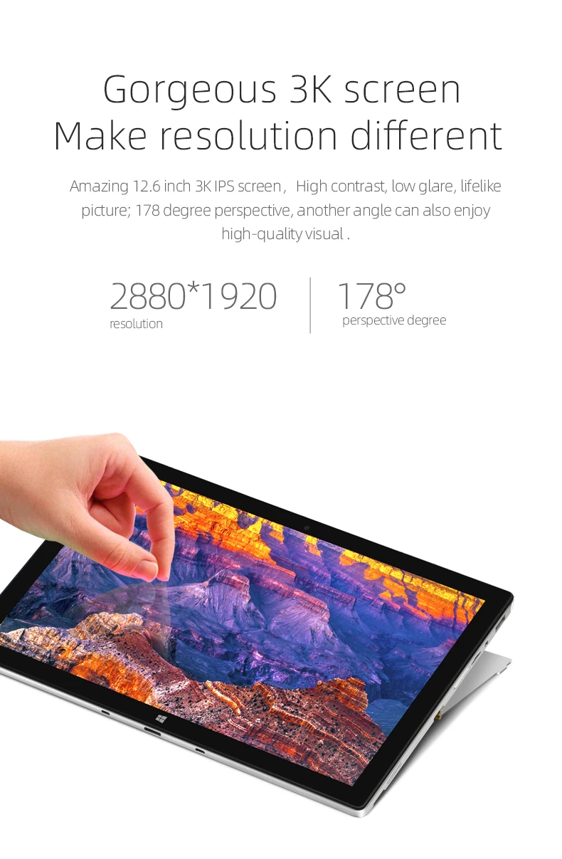 12,6 дюймов 2880*1920 Win10 VOYO Vbook i7 2 в 1 планшетный ПК Intel Двухъядерный 3865U 8G DDR 128/256G SSD Двойные камеры HDMI BT 4,0
