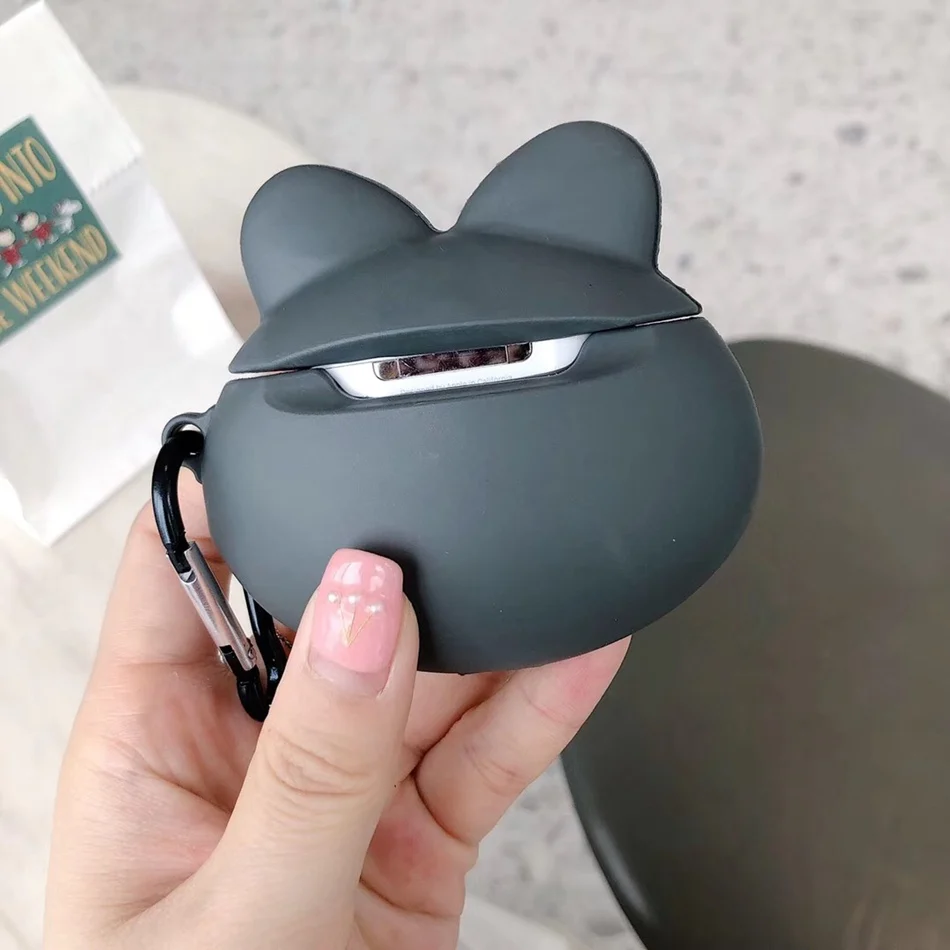 Чехол для наушников AirPods 3D милый чехол с изображением собаки кошки лося Airpods 2/i10/i11
