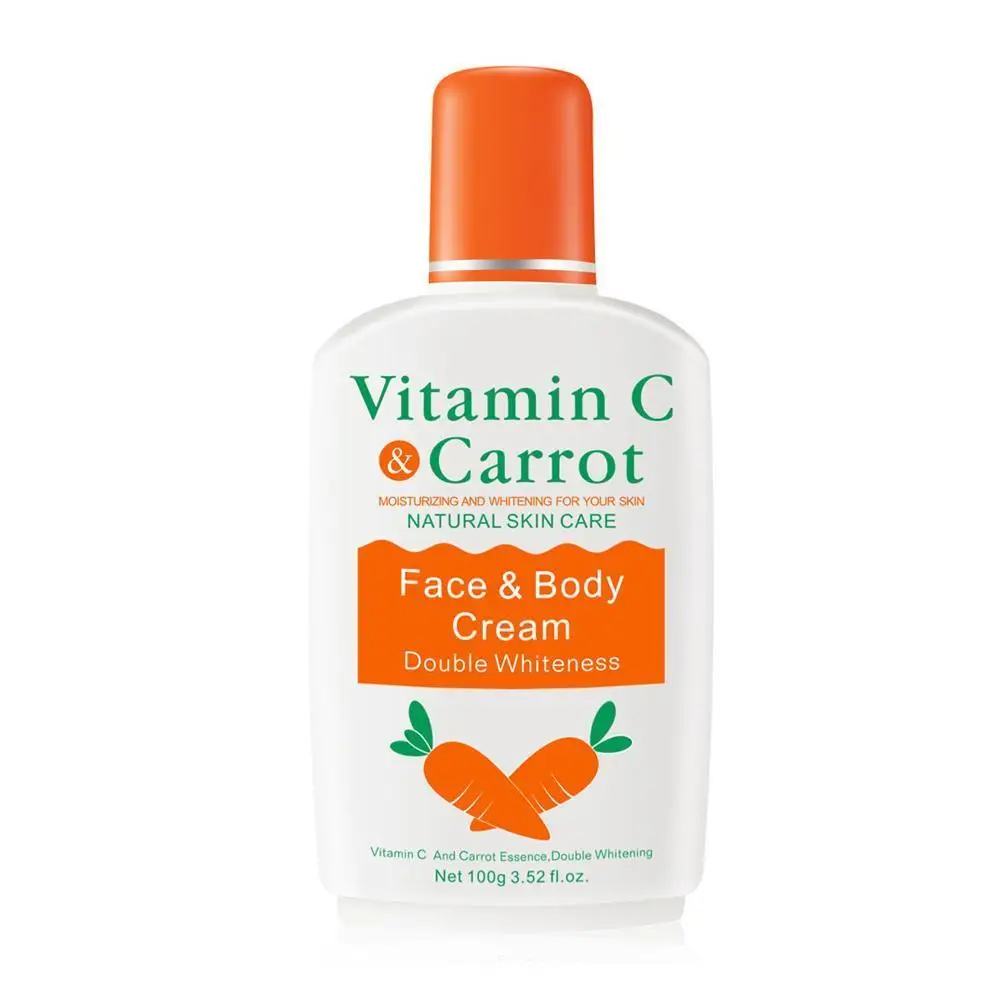 

100g Vitamin C Carrot Bleaching Body Cream Skin Whitening Lotion Moisturizing Skin Brightening Cream Body M6J7