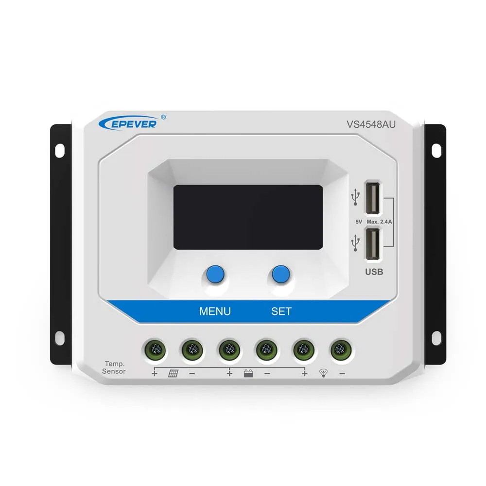 EPever PWM 60A 45A 30A Контроллер заряда солнечной батареи 12В 24В 36В 48В ЖК Подсветка