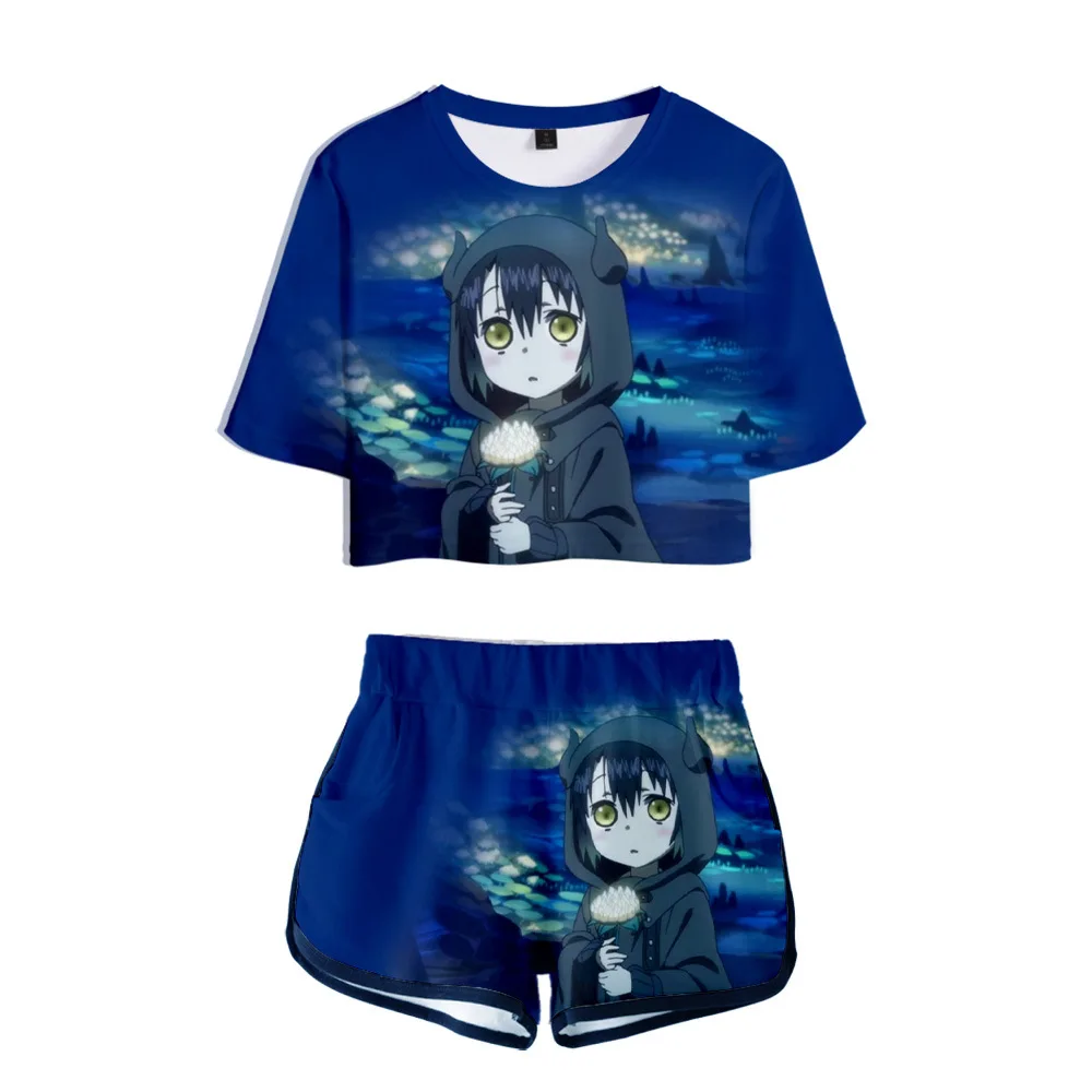 

Anime Somali and the Forest Spirit Cosplay 3D Print Suit Short Sleeve Casual Shirt Unisex Loose Set Summer T-Shirt Trend Shorts