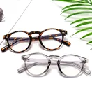 Оправа унисекс для очков круглая, прозрачная, 2021