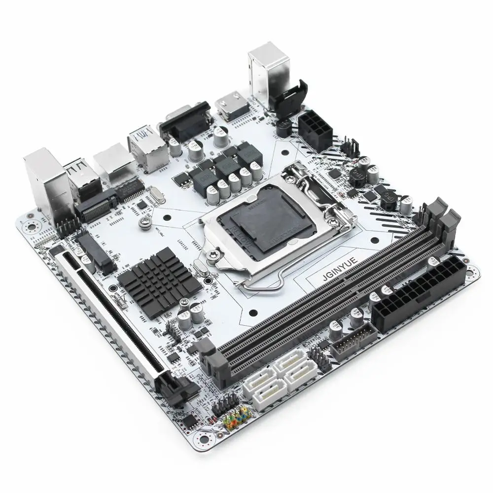 Verkauf Z97 Motherboard LGA 1150 Buchse Combo Mit Core I5 4690 CPU 16GB 2*8G Desktop RAM Speicher Kühler Lüfter MINI-ITX H97I-PLUS