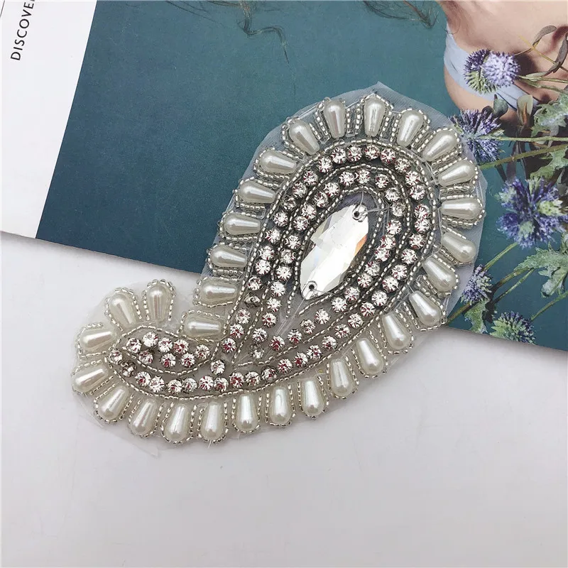 Перламутровый мотив стразы горячей фиксации Стразы Лента с s железные аппликации