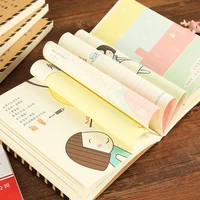 yhsmtg korean stationery net red tide language book color page illustration hand book creative notebook office school supplies