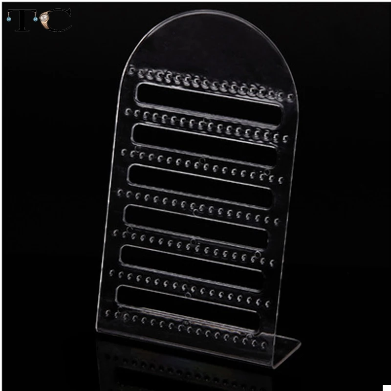 2pcs/Lot 126 Holes Earring Display Stand Acrylic Showing Rack Storage Organizer Transparent Jewelry Holder | Украшения и