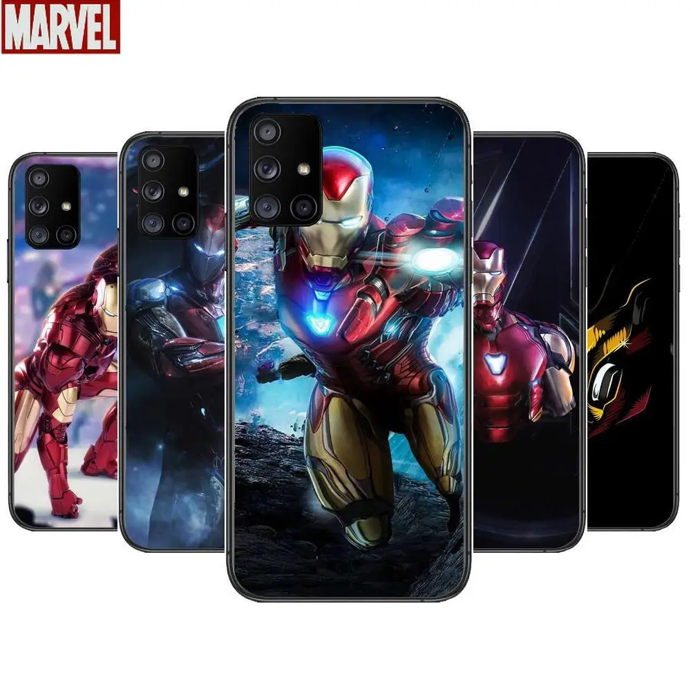 

Iron Man Marvel Hero Phone Case Hull For Samsung Galaxy A 50 51 20 71 70 40 30 10 80 E 5G S Black Shell Art Cell Cove