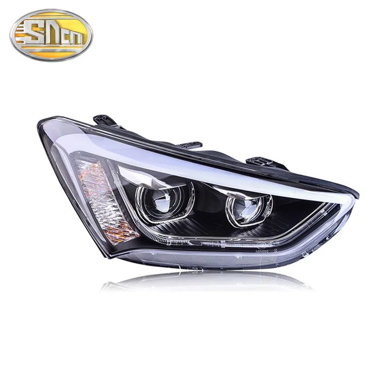 Автомобильный стильный светодиодный светильник для Hyundai Santa Fe IX45 2013 - 2015 DRL