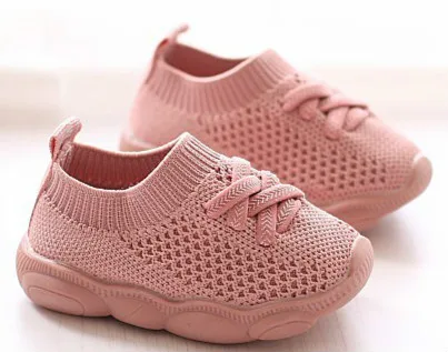 Новинка 2019 детские кроссовки модная детская обувь на плоской подошве однотонная