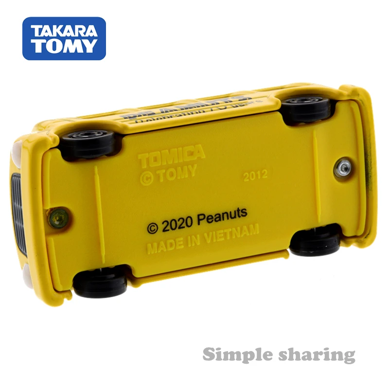 

Takara Tomy PEANUTS 70th Anniversary Dream Tomica Collection Yellow School Bus Car Kids Toys Motor Vehicle Diecast Metal Model