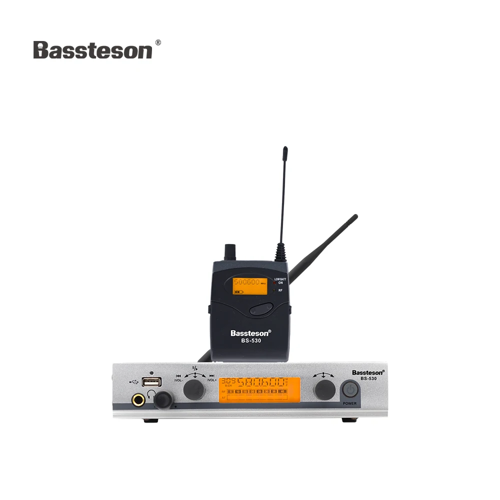 Bassteson BS 530 Professional In Ear UHF Беспроводная система мониторинга сцены с одним