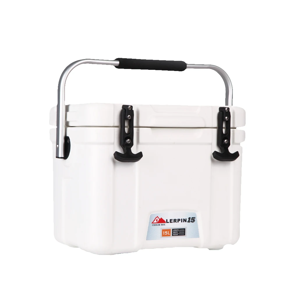 Lerpin Food Grade LLDPE Plastic Portable 15L Insulated Rotomolded Ice Chest Camping Cooler 3 Days Retention | Спорт и развлечения