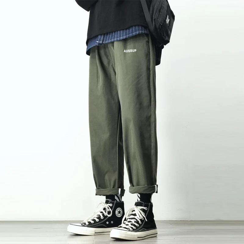 Men's Joggers Harem Pants Man Black Comfortable Pant Summer Casual Streetwear Loose Trouser Japanese Trendy Sweatpants | Мужская