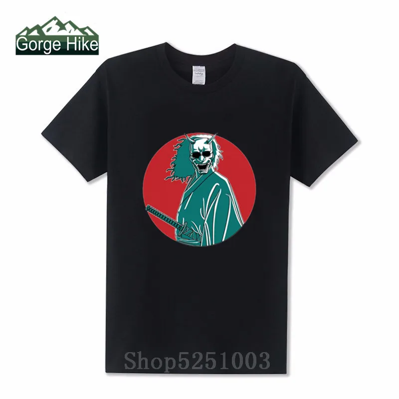 Мужская Винтажная Футболка Dark Warrior черно-синяя футболка с коротким рукавом
