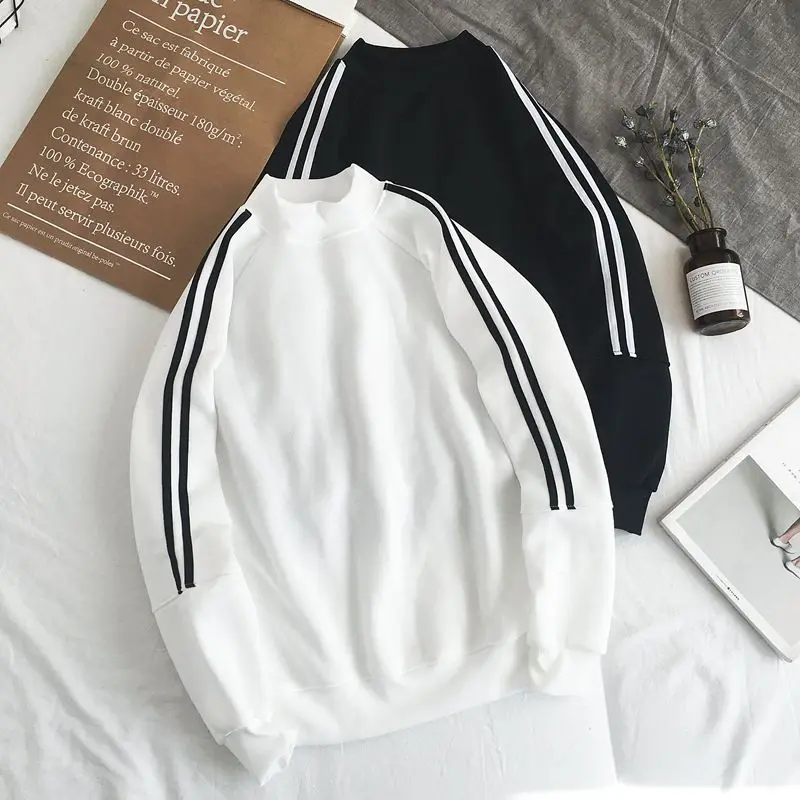 Men Japanese Style Warm Solid Color Round Collar Sweater Long Sleeve Elastic Slim Pullover Tops