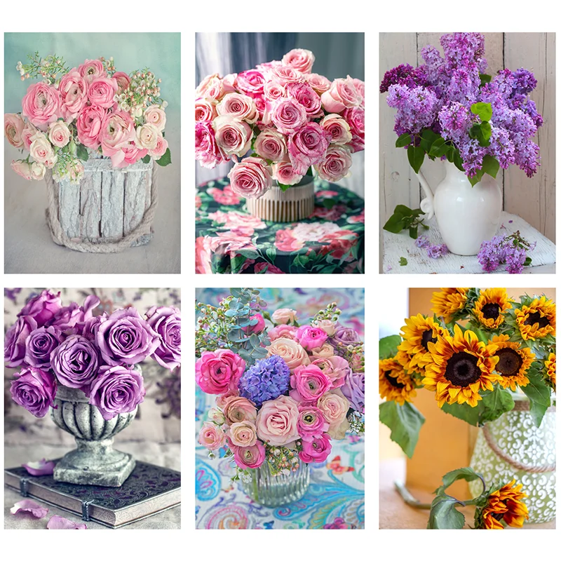 Алмазная живопись 5D сделай сам цветы Бриллиантовая вышивка Подсолнух Набор для