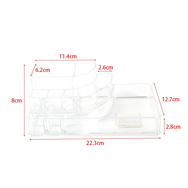 Коробка для хранения губной помады акриловый Настольный комод карандаш бровей