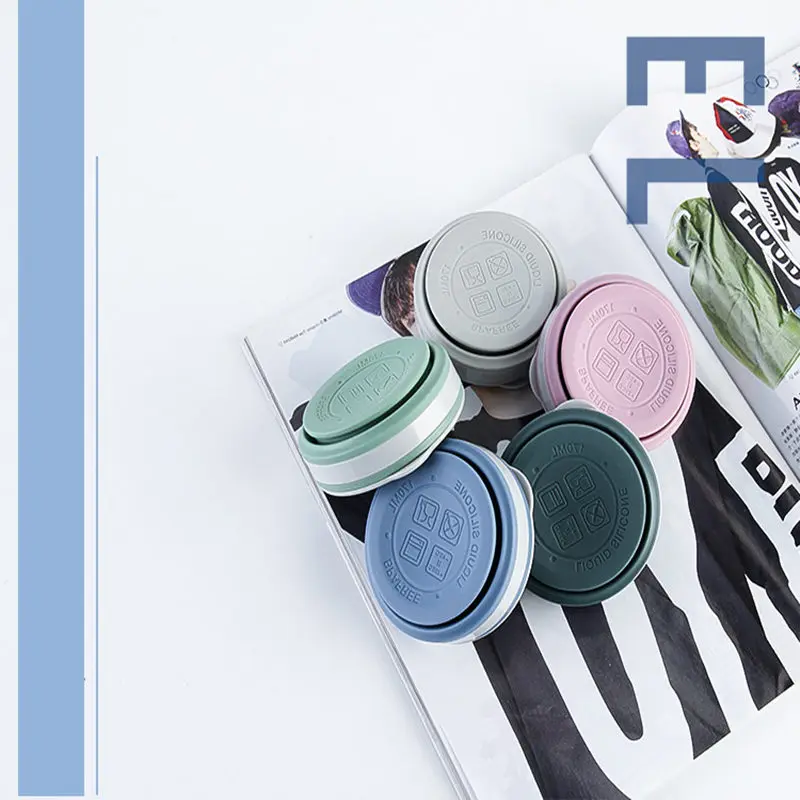 Coffee Mugs Travel Collapsible Silicone Cup Folding Water Cups BPA FREE Food Grade Drinking Ware Mug Tea | Дом и сад