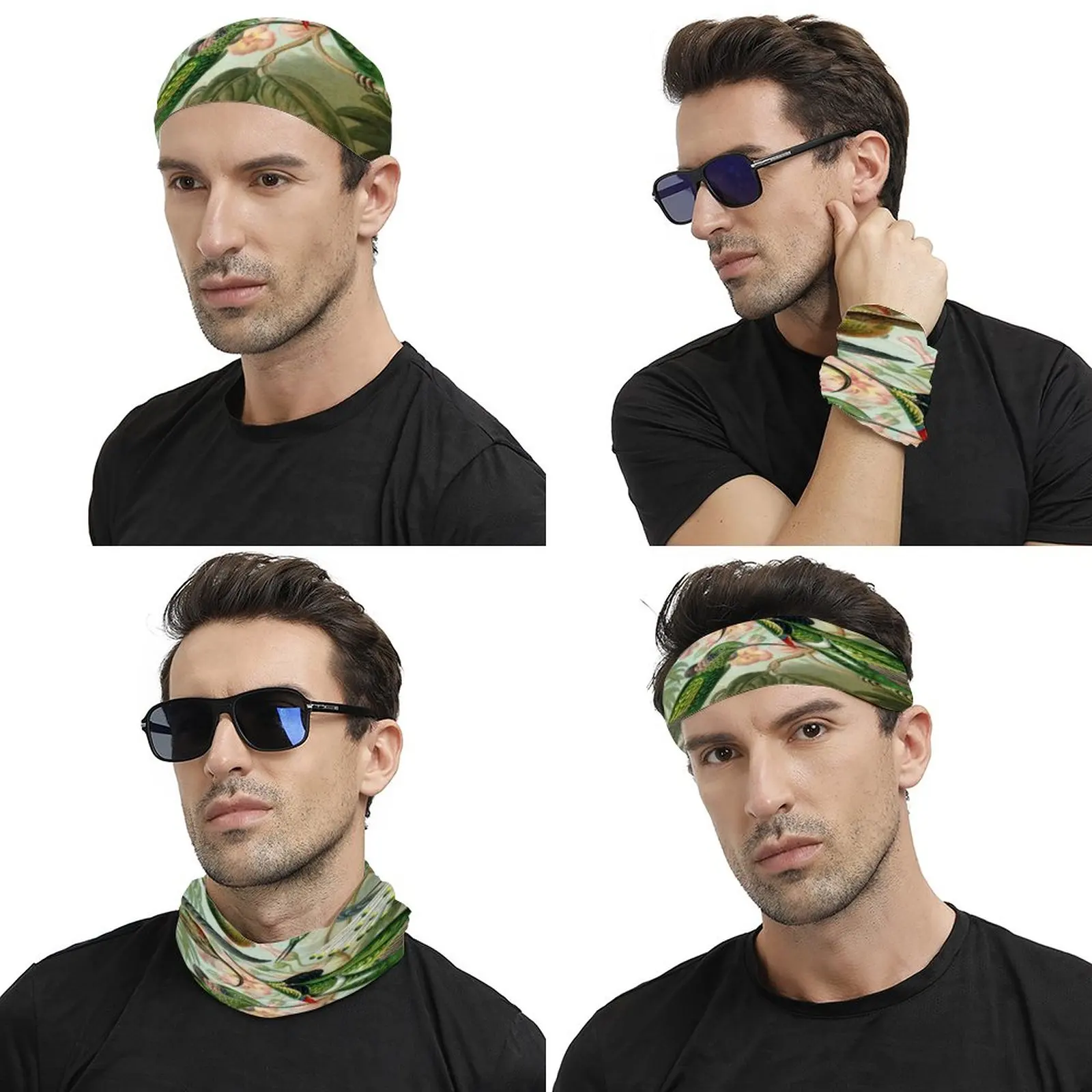 

Bandana Men's and Women's Ever-changing Face Scarf, Kerchief, Scarf, Square Scarf, Cross Headscarf, Hair Tie, Headdress