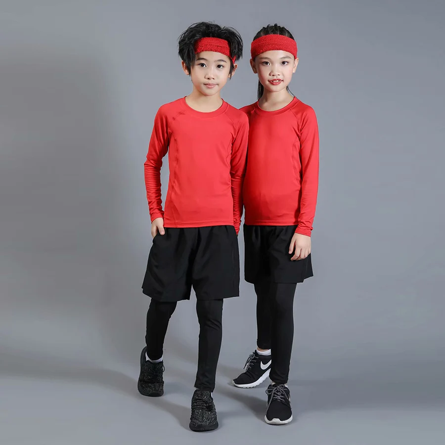 Детский спортивный набор для бега 2019 мужская спортивная одежда костюм