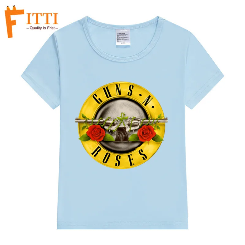 Одинаковые комплекты для семьи хлопковая Футболка с принтом пистолет и розы