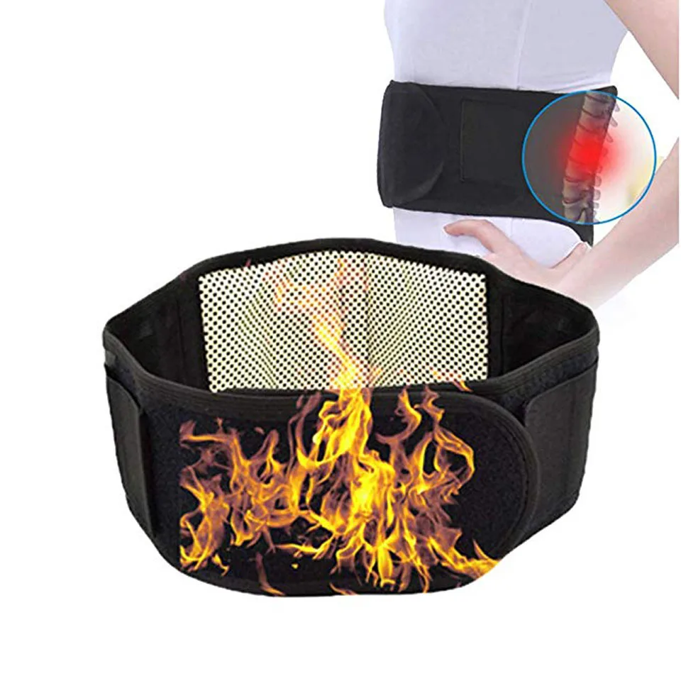 

Adjustable Waist Tourmaline Self heating Magnetic Therapy Back Waist Support Belt Lumbar Brace Massage Band Health Care