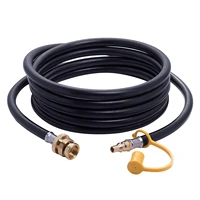 7ft 14 quick connect rv propane adapter hose 1lb bulk portable appliance to rv 14 female quick disconnect for cook stoves