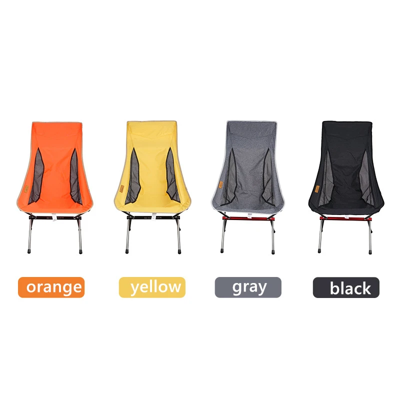 저렴한 야외 휴대용 접이식 의자 초경량 알루미늄 합금 캠핑 달 의자 낚시 레저 비치 의자