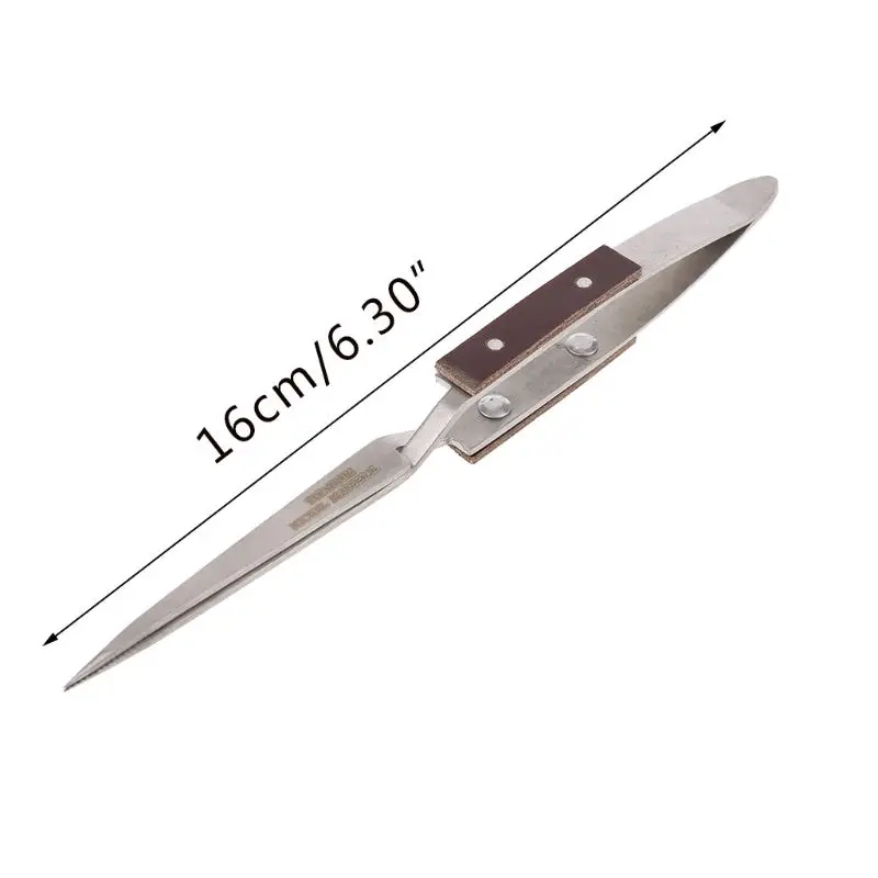 

Straight Curved Tip Selflock Tweezer Cross Locking Jeweler Jewelry Making Tool