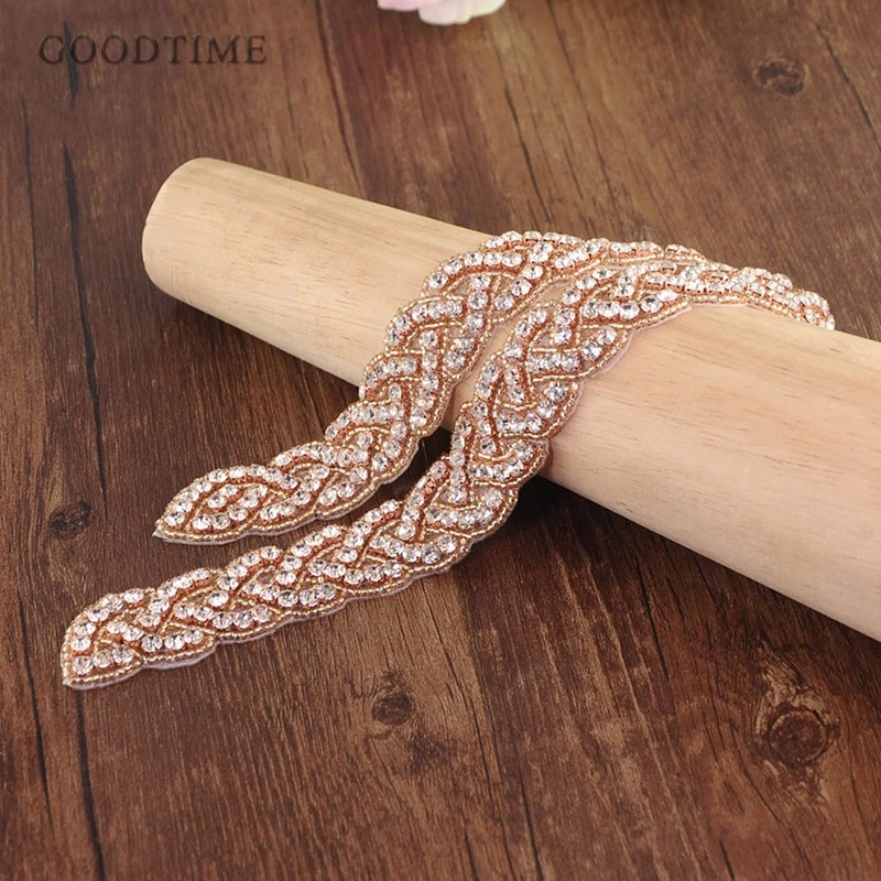 Ремень женский с аппликацией под розовое золото пояс для одежды Хрустальный