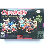 Ogre Battle with box 16-битный игровой картридж американская версия | Электроника