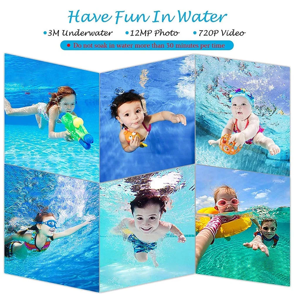 Дети подводный для цифровой камеры Водонепроницаемый видео Регистраторы экшн