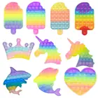 Набор антистрессовых игрушек для детей, Комплект детских игрушек для снятия стресса с аутизмом, пузырьки с пузырьками, антистрессовые игрушки для взрослых, 5 шт.