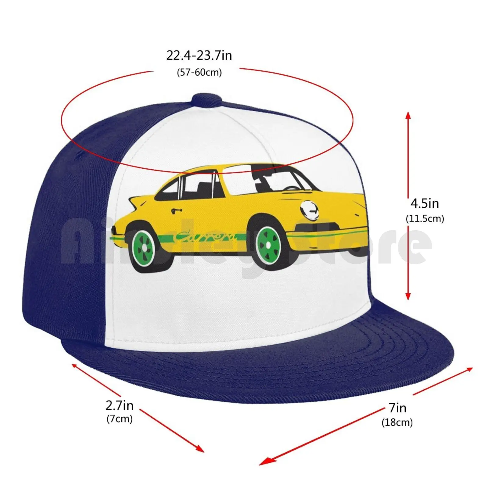 

Classic Design Baseball Cap Unisex Mesh Casual Print Adjustable Classic Vintage Yellow