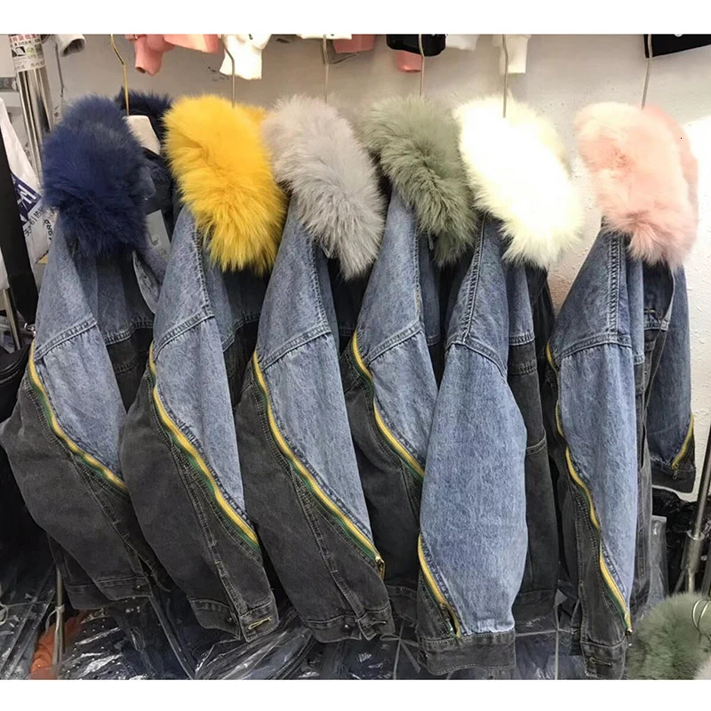 2019 зимнее пальто для женщин из натурального Лисьего меха со съемным вкладышем